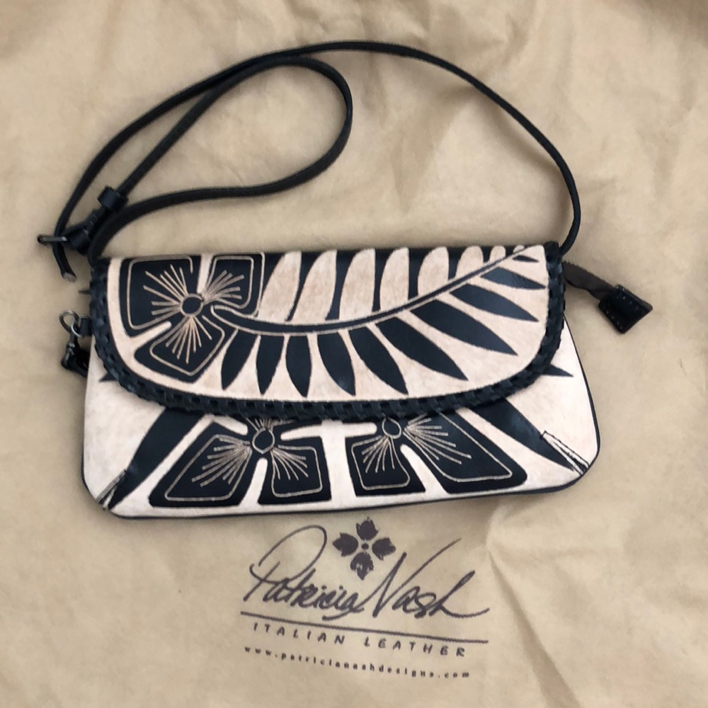 Patricia Nash leather convertible bag